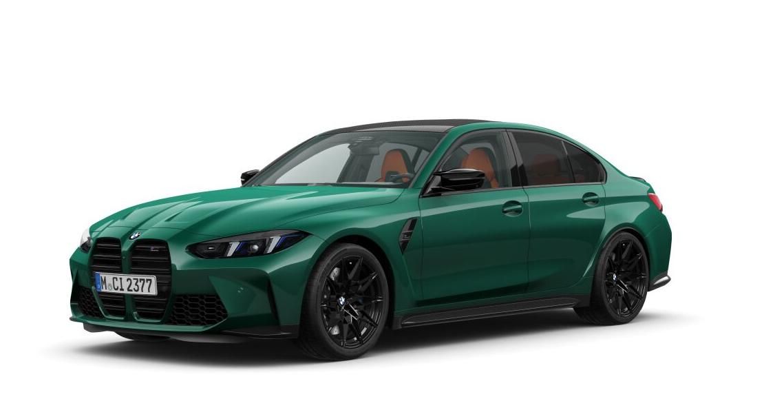 BMW M3 Competition M xDrive Sedan M Зеленый Остров Мэн металлик