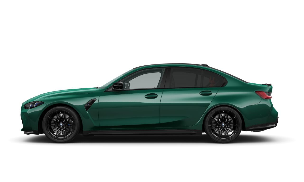 BMW M3 Competition M xDrive Sedan M Зеленый Остров Мэн металлик фото 3