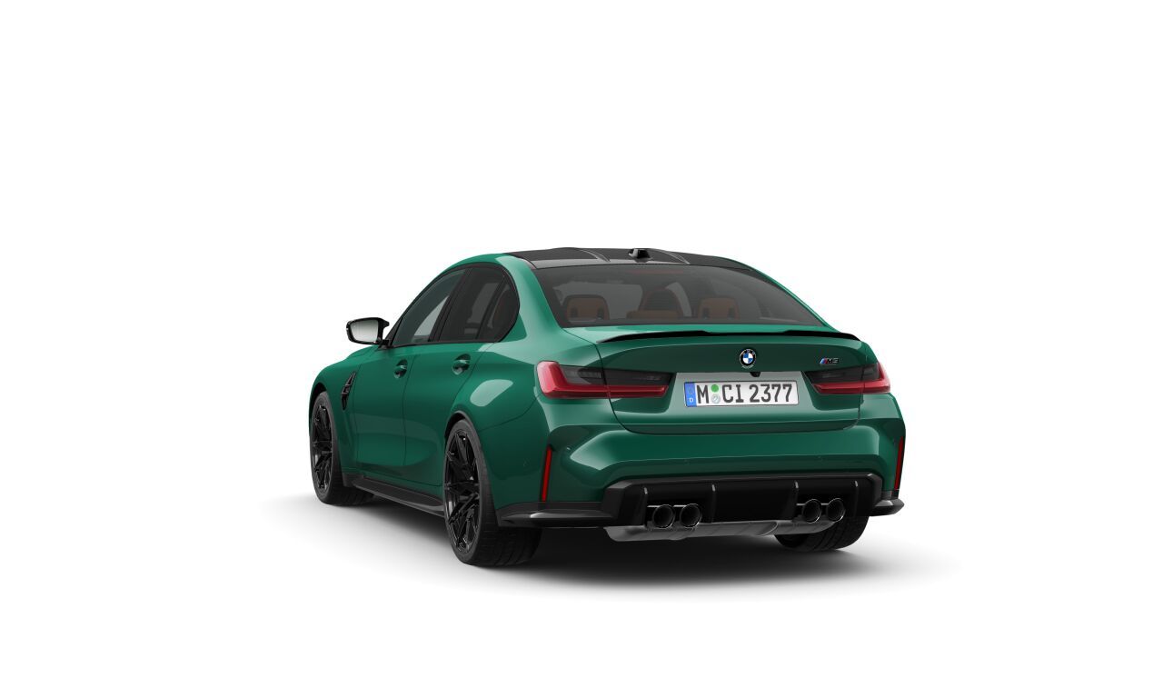 BMW M3 Competition M xDrive Sedan M Зеленый Остров Мэн металлик фото 4