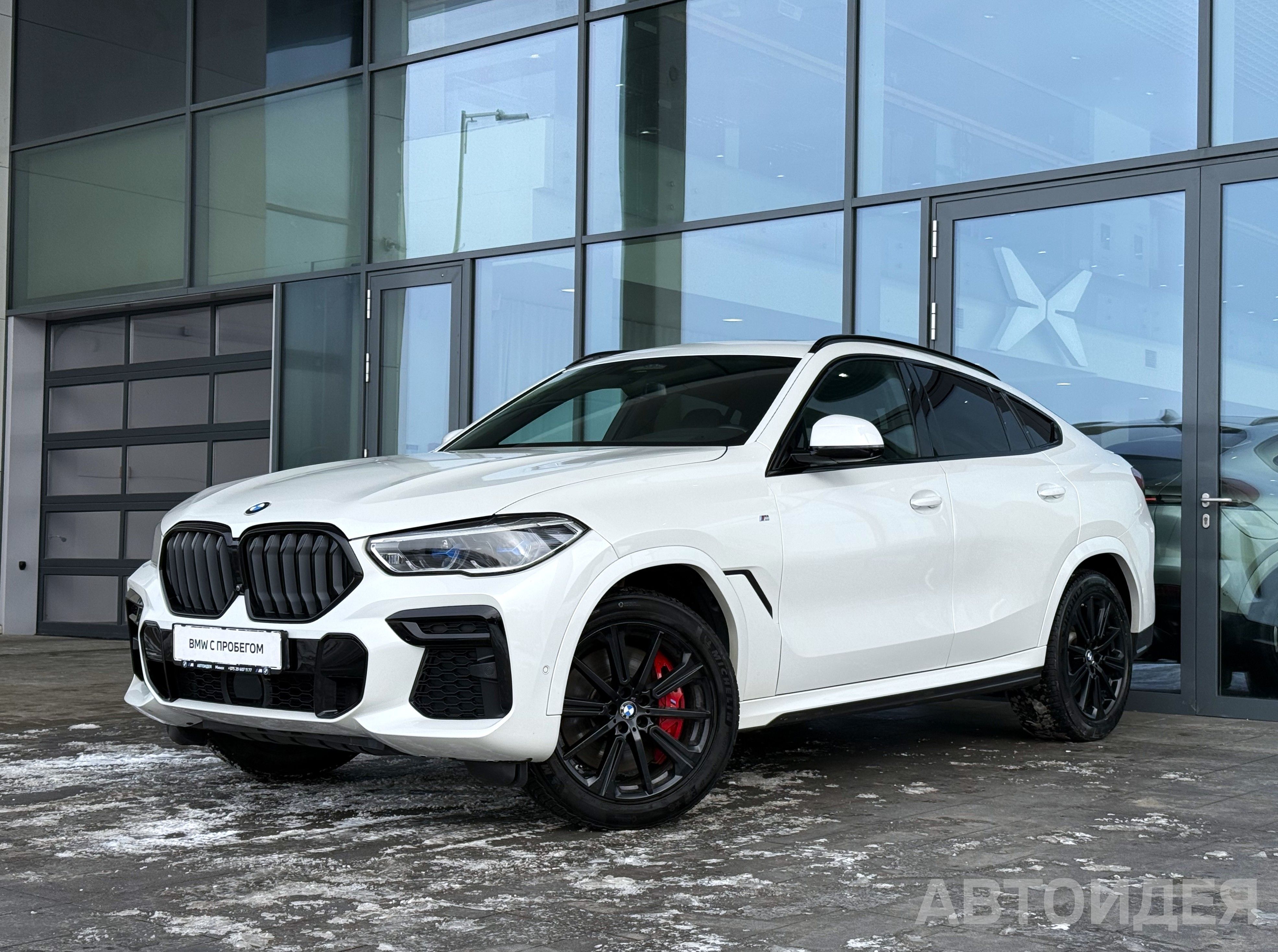 BMW X6 xDrive40d Белый Минерал металлик