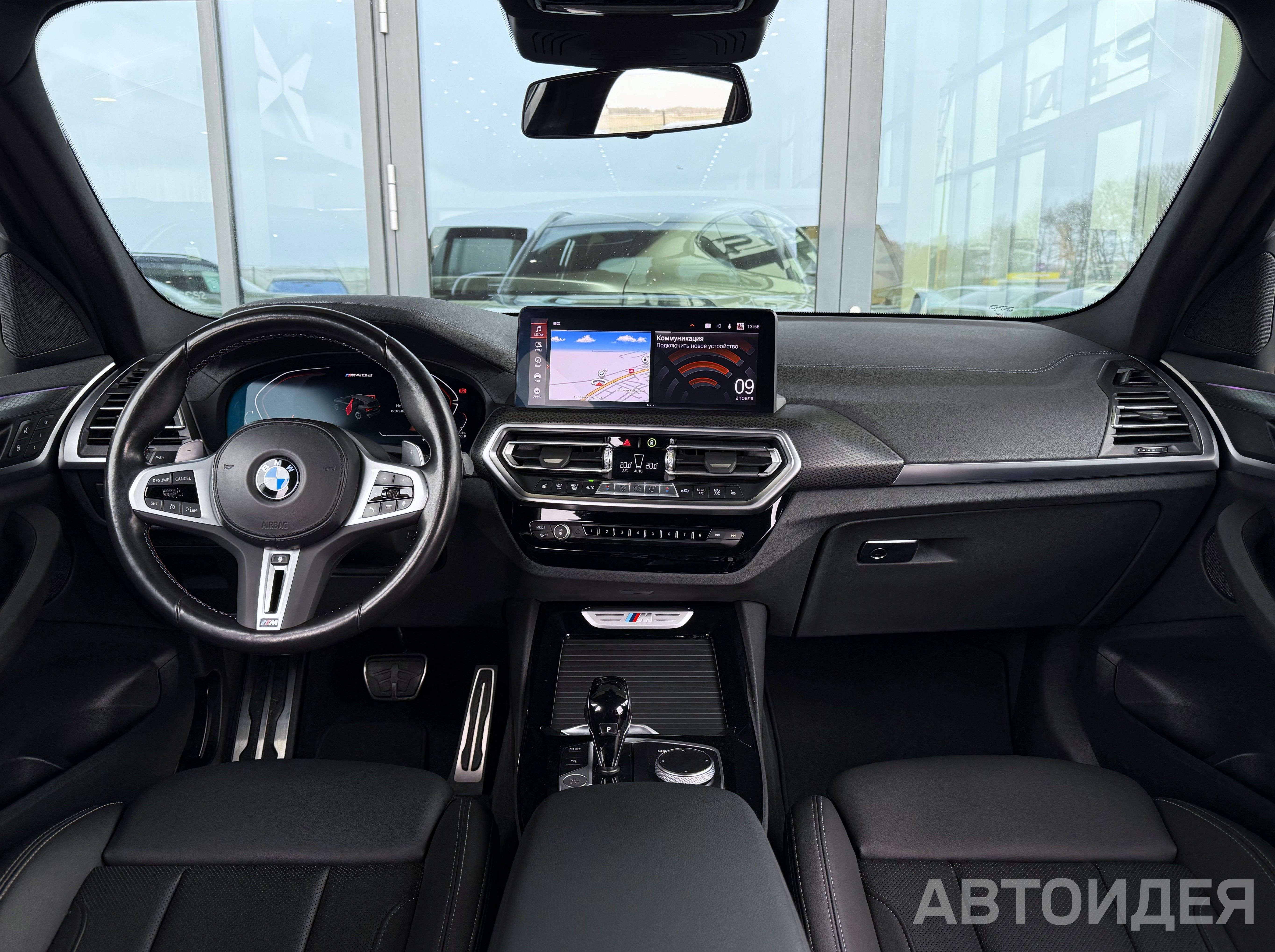 BMW X3 M40d Черный Сапфир металлик фото 4