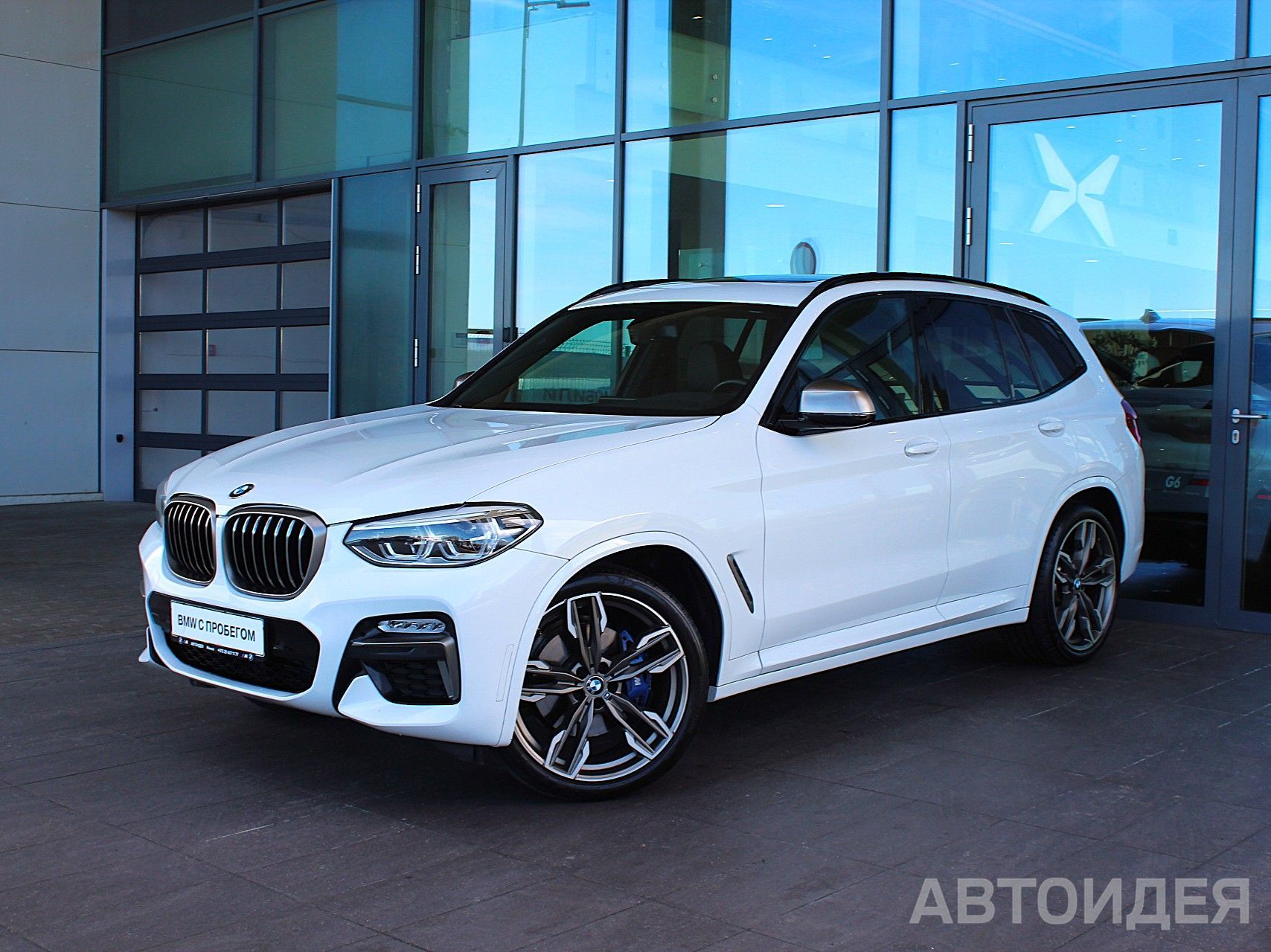 BMW X3 M40i Белоснежный неметаллик