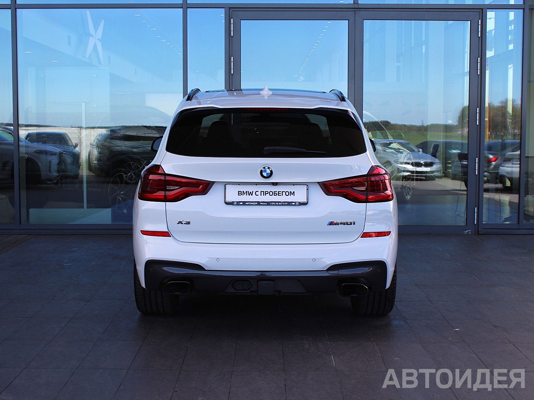 BMW X3 M40i Белоснежный неметаллик фото 4
