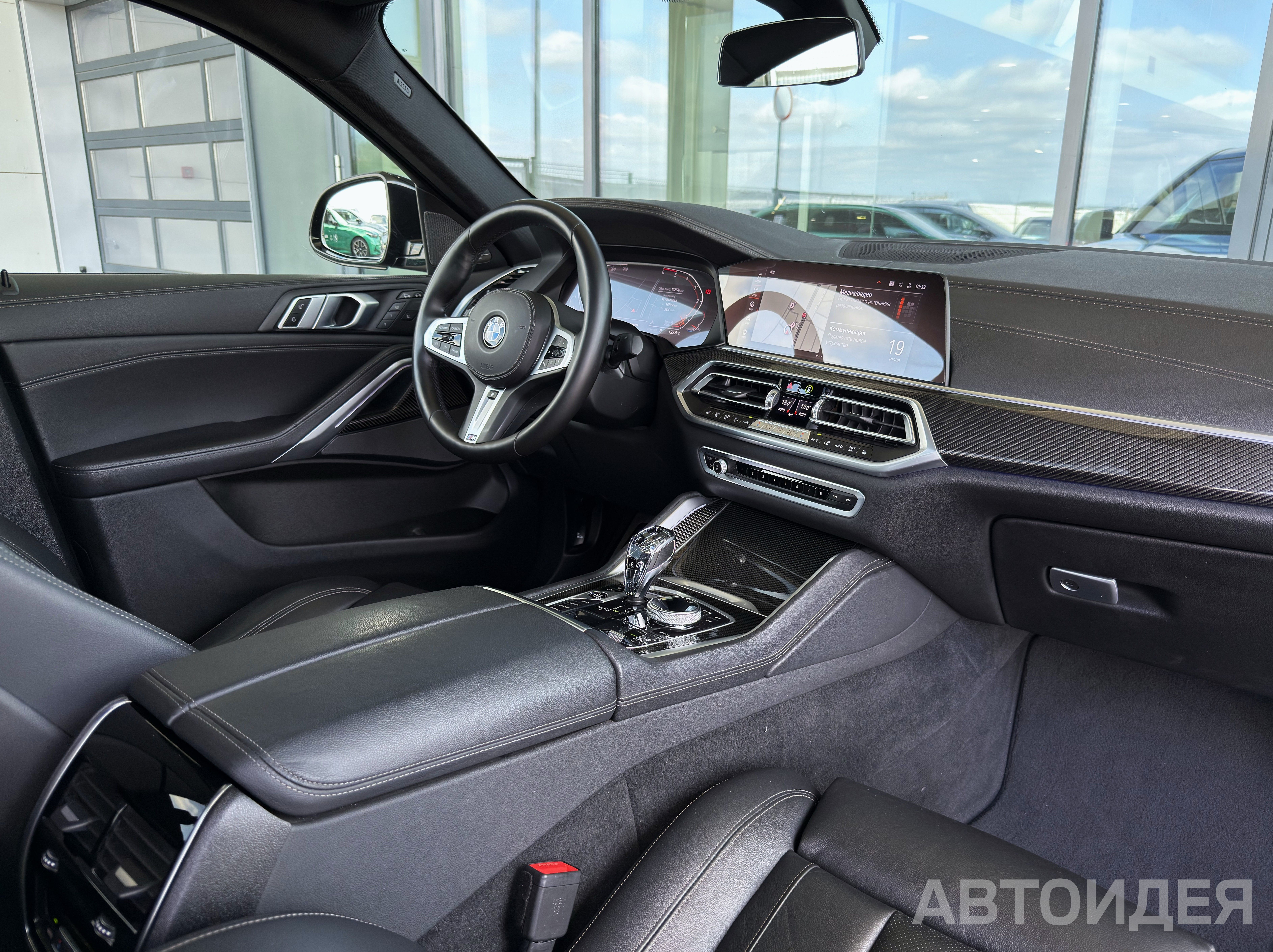 BMW X6 xDrive30d Черный Карбон металлик фото 5