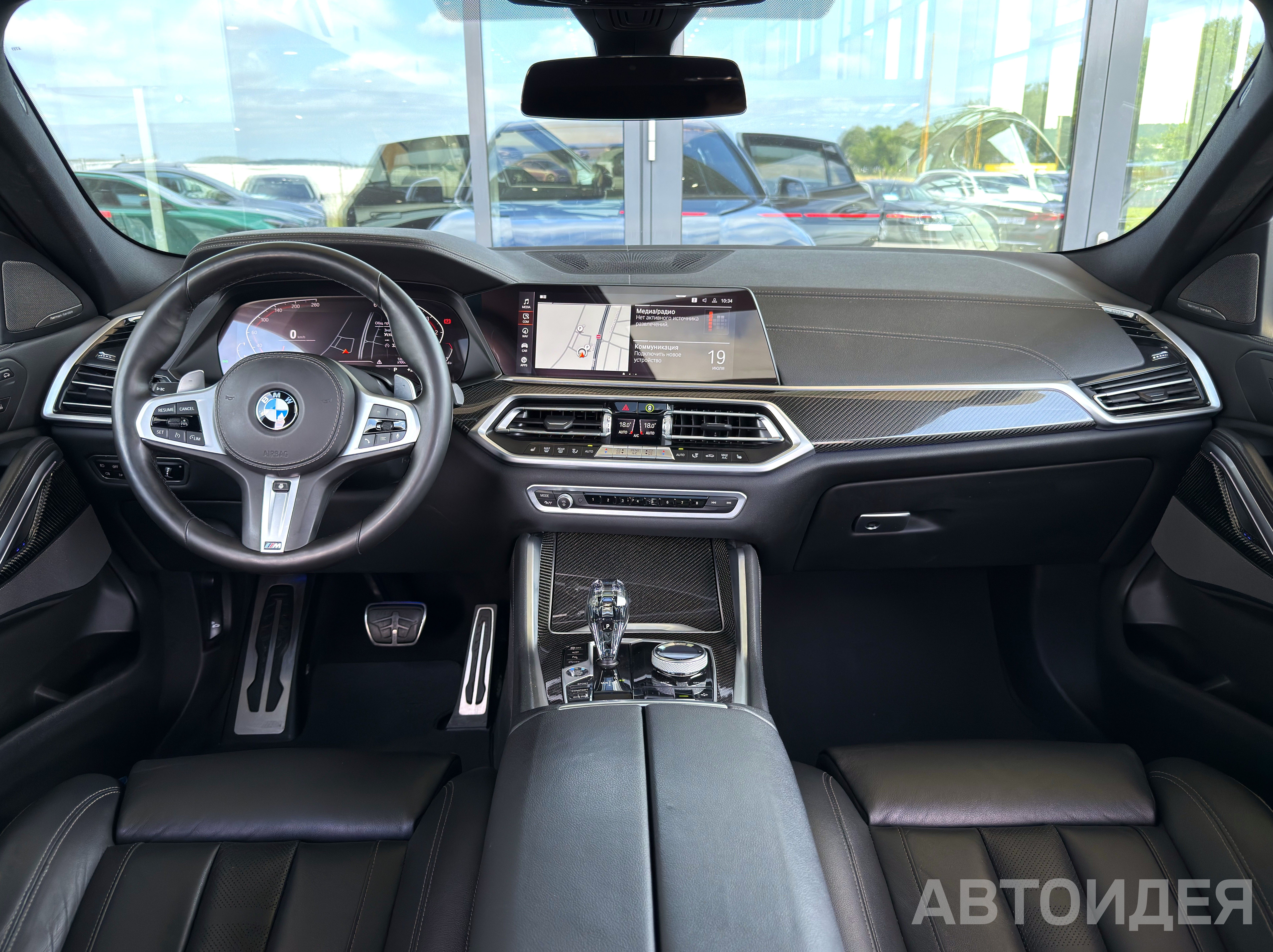 BMW X6 xDrive30d Черный Карбон металлик фото 6
