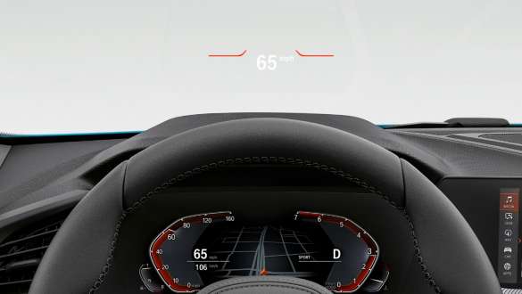 Проекционный дисплей BMW