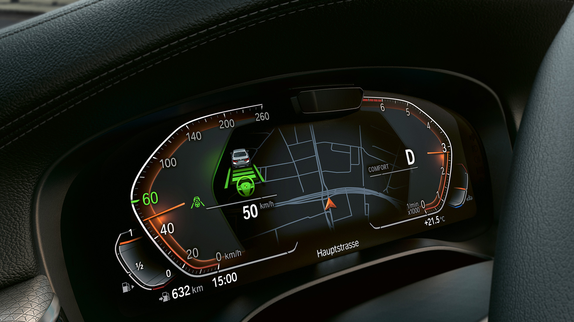 Системы BMW Personal CoPilot BMW 5 серии G30 2020 года, дисплей управления, интерьер